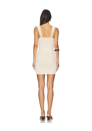 SEVEN WONDERS Addina Mini Dress in Neutral. Size M. Also in S, L.
