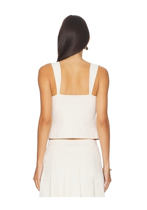 Susana Monaco Wide Angle Strap Tank Top in Neutral. Size M. Also in XS, S.