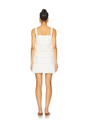 Tularosa Ilana Mini Dress in White. Size M. Also in XXS, XS, S, XL.