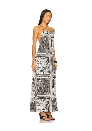 SEVEN WONDERS Chantelle Halter Maxi Dress in Black. Size M. Also in L.