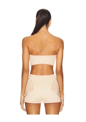 retrofete Janna Knit Top in Tan. Size M. Also in L, XL.