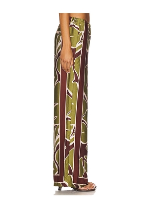 SEVEN WONDERS Alessandra Palazzo Pant in Green. Size M. Also in XS, L, XL.