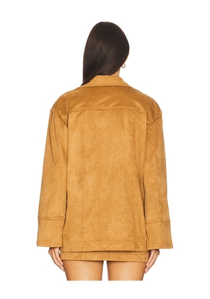 SEVEN WONDERS Monah Jacket in Brown. Size M. Also in S, L, XL.
