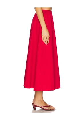 Saudade Charm Skirt in Red. Size M. Also in S.