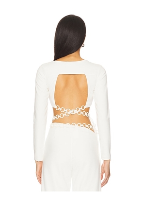 Saudade Sienna Top in Ivory. Size M. Also in XS, S, L.