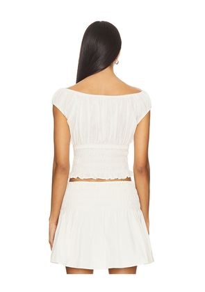Tularosa Mila Top in Cream. Size M. Also in XXS, XS, S, L, XL.