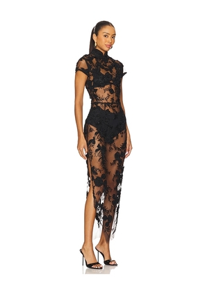 SAU LEE Charlize Dress in Black. Size 2. Also in 6, 10.