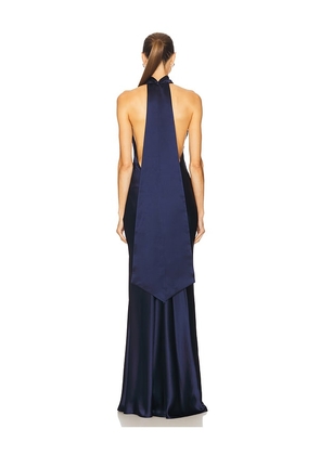 SAU LEE Penelope Gown in Navy. Size 8. Also in 2, 0, 4, 6.