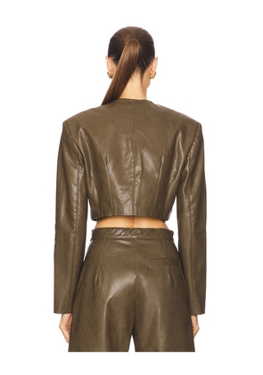 Sabina Musayev Tim Jacket in Olive. Size S. Also in L, XL.