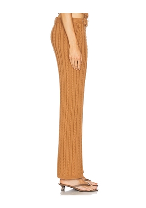 SEVEN WONDERS Camila Pant in Brown. Size M. Also in S, XS, L, XL.