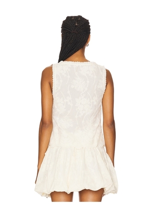 Tularosa Jenna Top in Cream. Size M. Also in XS, L, XL.