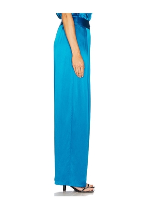 The Sei Relaxed Trouser in Blue. Size 4. Also in 2, 6.