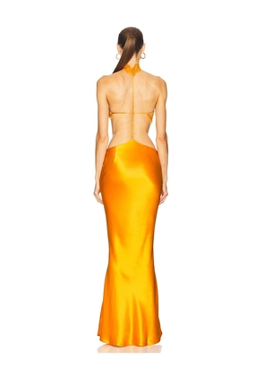 retrofete Lucie Dress in Orange. Size S. Also in L.