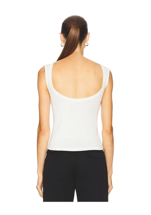 St. Agni Organic Cotton Ballerina Top in White. Size M. Also in XS, S, L, XL.