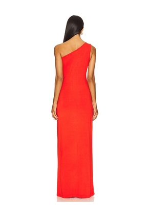 Seafolly Jersey One Shoulder Dress in Red. Size M. Also in XS, S.