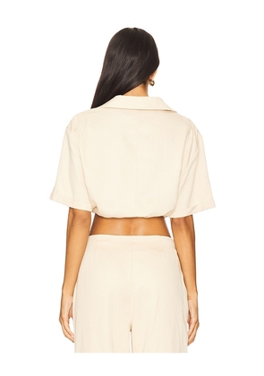 SNDYS x REVOLVE Emilie Cargo Top in Beige. Size M. Also in S.