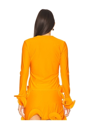 Sid Neigum X REVOLVE Wave Tube Top in Orange. Size M. Also in XS, S, L.
