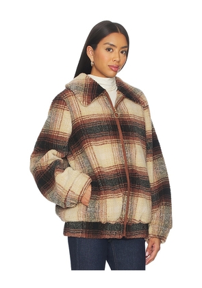 Show Me Your Mumu Hunter Jacket in Brown. Size M. Also in S, XL.