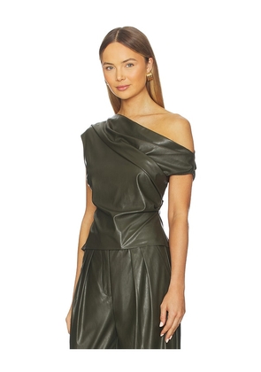 The Sei Off Shoulder Top in Army. Size 10. Also in 0, 2, 4, 8.