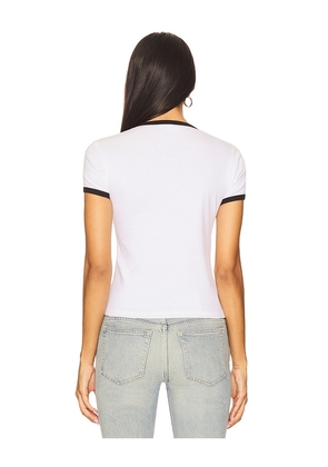 Remington Stone Star Baby Tee in White. Size S. Also in XS.