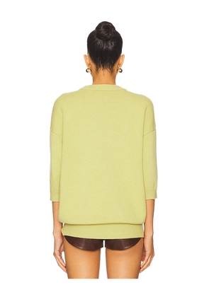 SEROYA Jacey Sweater in Green. Size M. Also in S, XXS.