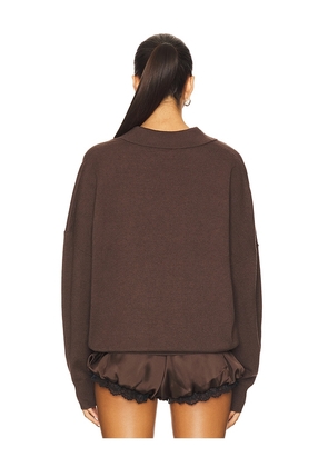 SEROYA Vespen Sweater in Brown. Size M. Also in S, XS, XXS.