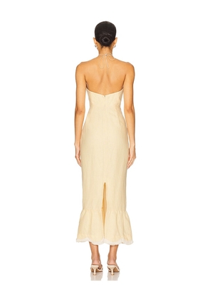 Posse Essie Strapless Dress in Yellow. Size S. Also in XXS, L.