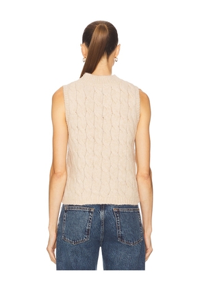 Stitches & Stripes Patty Vest in Beige. Size M. Also in XS.
