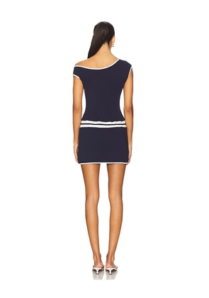 SNDYS x REVOLVE Windsor Mini Dress in Navy. Size S. Also in M.