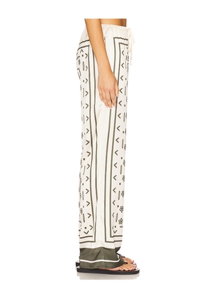 SNDYS Silas Pant in Cream. Size M. Also in L, S, XL, XS, XXS.