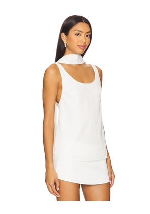 SNDYS Etti Tank Top in White. Size M. Also in L, XL, XXL.