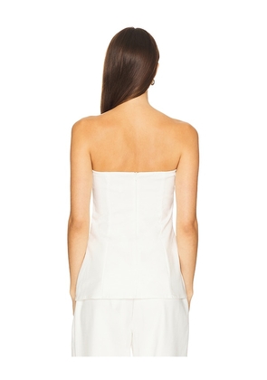 SNDYS Mimi Longline Top in White. Size M. Also in L.