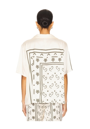SNDYS Silas Shirt in Cream. Size M. Also in XS, S.