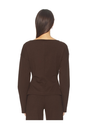 SRG Carinnthia Cardigan in Chocolate. Size S. Also in XXS, XS, M, L, XL.