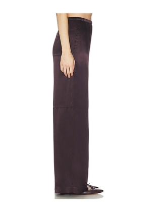 SABLYN Lexi Lower Rise Relaxed Pant in Purple. Size M. Also in L.