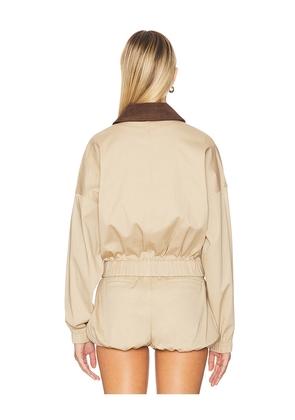 SEROYA Marielle Jacket in Beige. Size M. Also in L, S, XL, XS, XXS.
