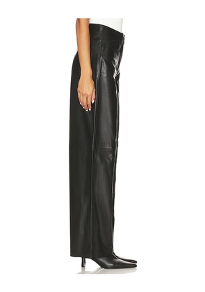 REMAIN Cocoon Leather Pants in Black. Size 38. Also in 34, 36.