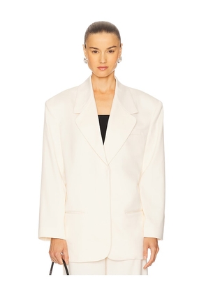 REMAIN Oversized Blazer in Beige. Size 38. Also in 40.