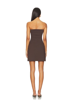 Susana Monaco Essential Tube A Line Dress in Brown. Size M. Also in XS, S, XL.