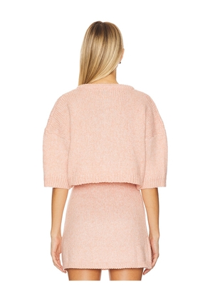 SNDYS Haze Cardigan in Pink. Size M. Also in L, S, XL, XS, XXS.