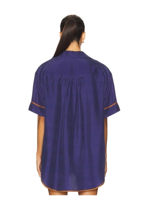 Sancia Khoen Shirt in Blue. Size S. Also in M.