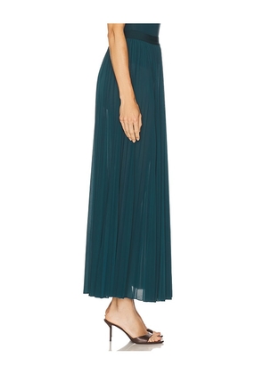 Ronny Kobo Mist Skirt in Teal. Size M. Also in S, XS, L.