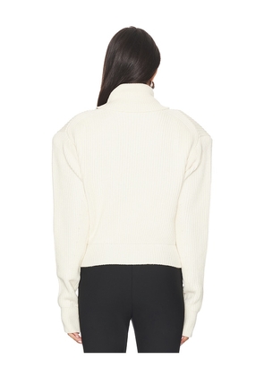 Ronny Kobo Camilla Knit Top in Ivory. Size S. Also in XS, M, L.