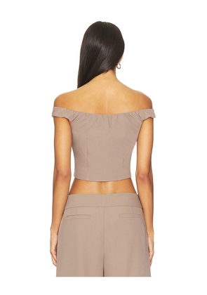 SOVERE Kennedy Top in Taupe. Size M. Also in XS, S.