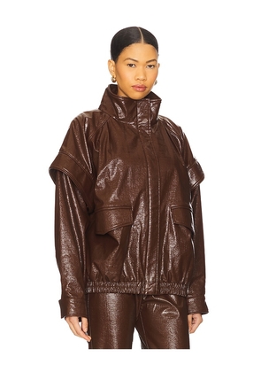 SELMACILEK Kyoto Jacket in Brown. Size M. Also in S, XS, L.