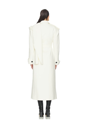 SELMACILEK Cape Jacket in Cream. Size XS. Also in S, M.