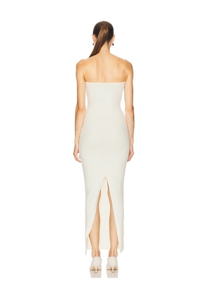 SELMACILEK Strapless Dress in Cream. Size M. Also in S, L.