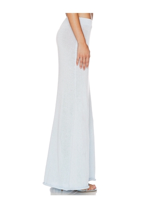 SNDYS Cali Maxi Skirt in Baby Blue. Size M. Also in L, XL, XXL.