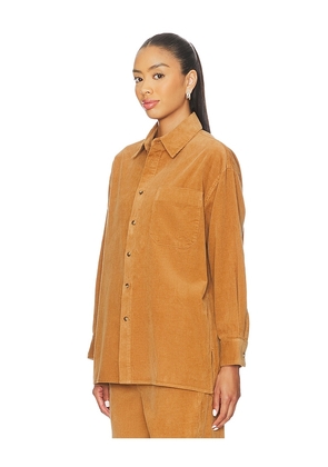 Rue Sophie Maris Shirt in Tan. Size S. Also in XS.