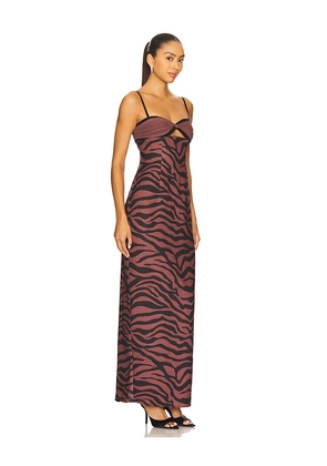 Sonya Moda Alba Gown in Rose,Black. Size M. Also in S.
